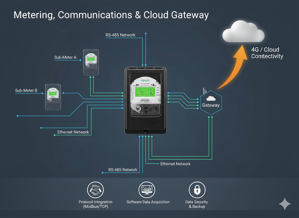 Comunicaciones RS-485, Ethernet, 4G/5G y gateways